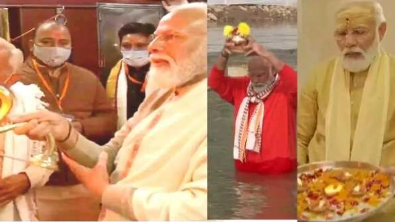 काशी फिर मोदीमय: कालभैरव, बाबा विश्वनाथ की पूजा की, कॉरिडोर का लोकार्पण
