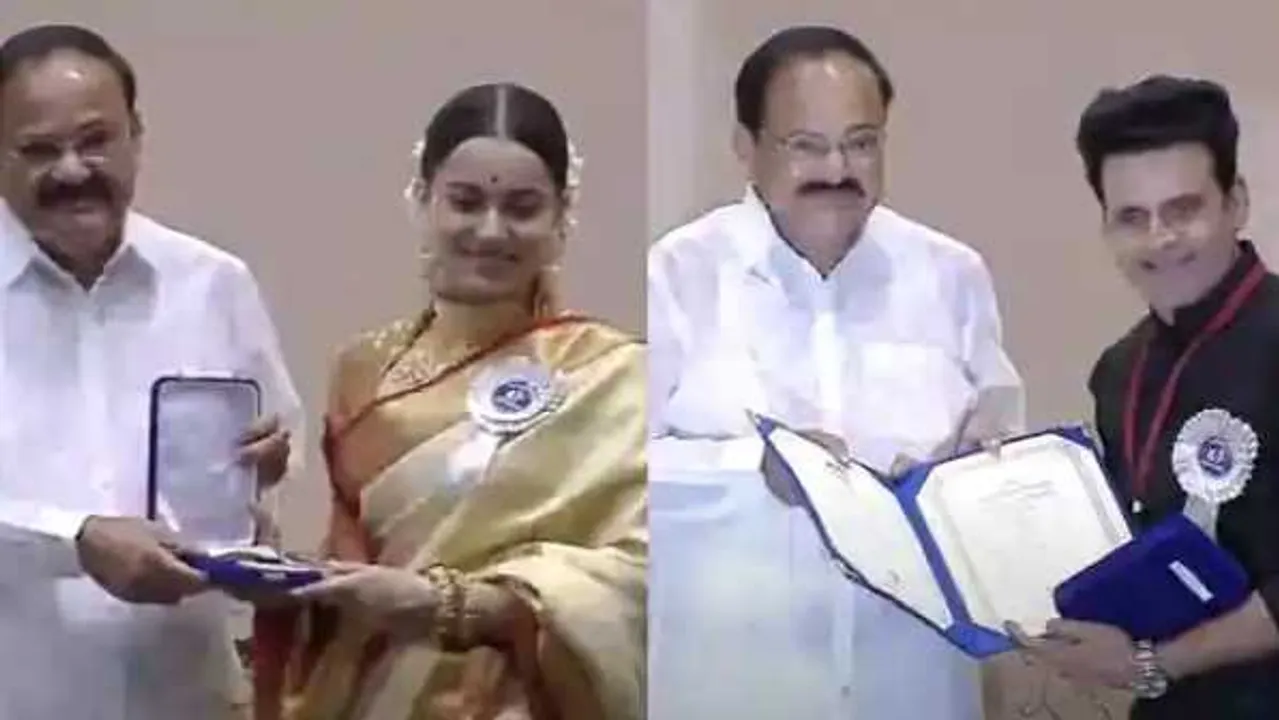 67वें नेशनल फिल्म अवार्ड: कंगना को चौथी बार पुरस्कार, मनोज बाजपेई-धनुष बेस्ट एक्टर 