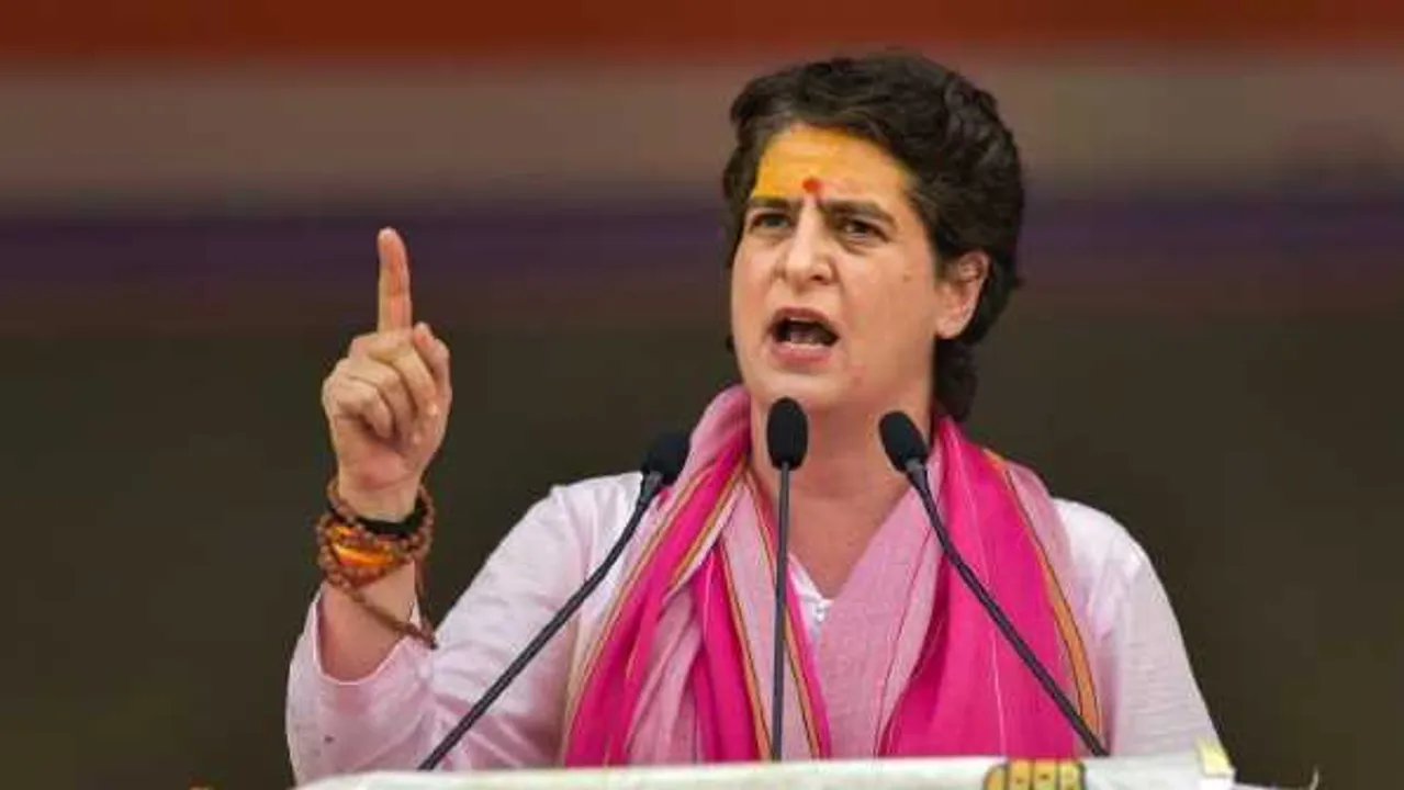 प्रियंका का ऐलान: UP चुनाव में महिलाओं को 40 % टिकट, बोलीं- लड़की हूं, लड़ सकती हूं