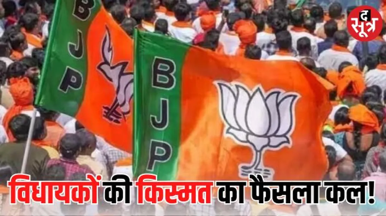 बीजेपी की दूसरी सूची में मौजूदा विधायकों के नाम आने की संभावना, कल होगी केंद्रीय चुनाव समिति की बैठक