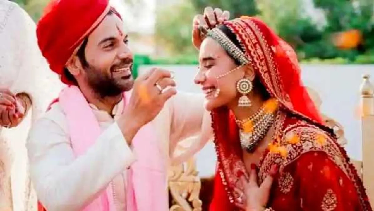 शादी: राजकुमार राव ने गर्लफ्रेंड पत्रलेखा के साथ फेरे लिए, CM खट्टर भी आशीर्वाद देने पहुंचे