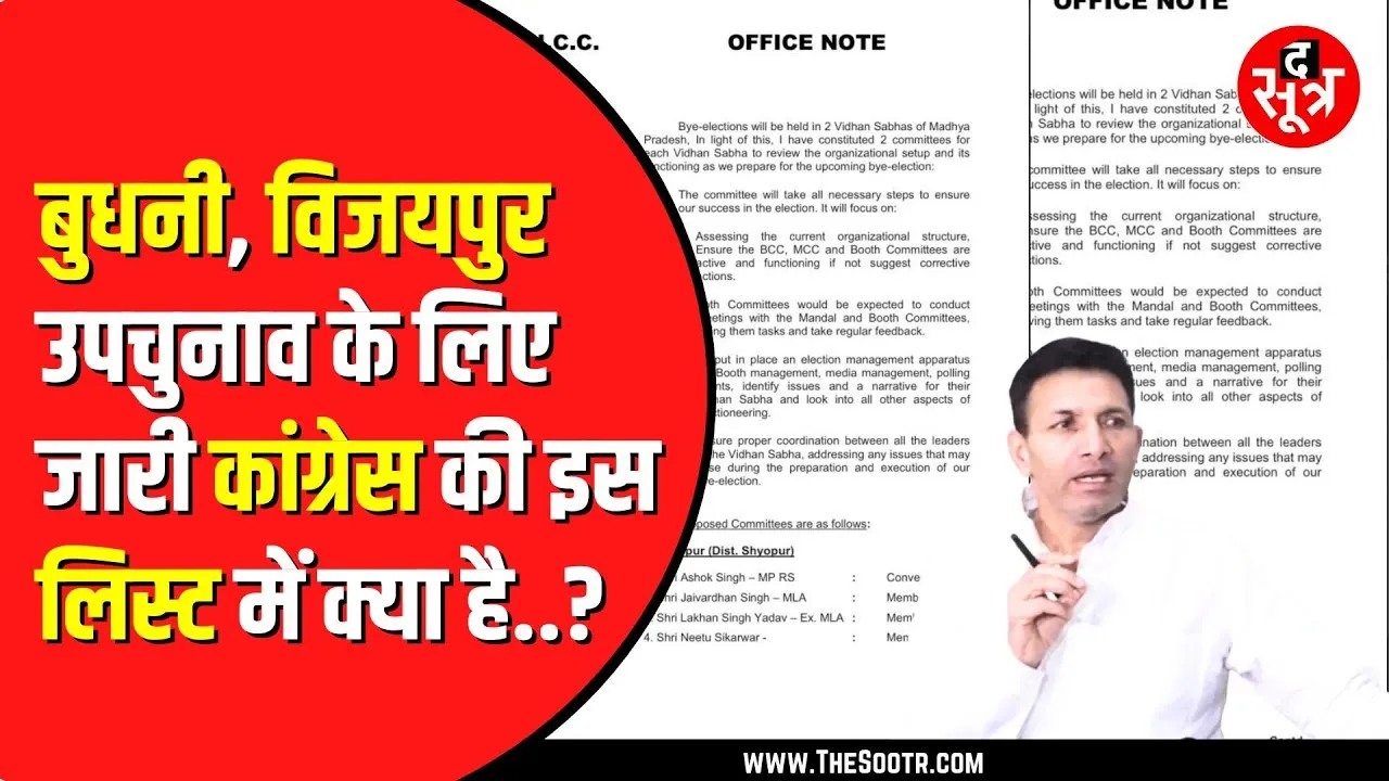 Congress ने बनाई दो कमेटी | उपचुनाव से पहले एक्टिव हुई पार्टी