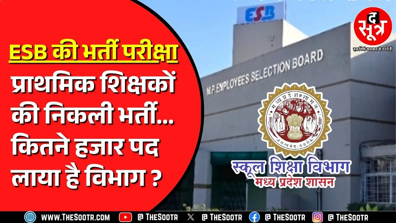 Teacher's Jobs In  MP | स्कूल शिक्षा विभाग आखिर ले ही आया भर्ती | मौका 1 अगस्त तक है