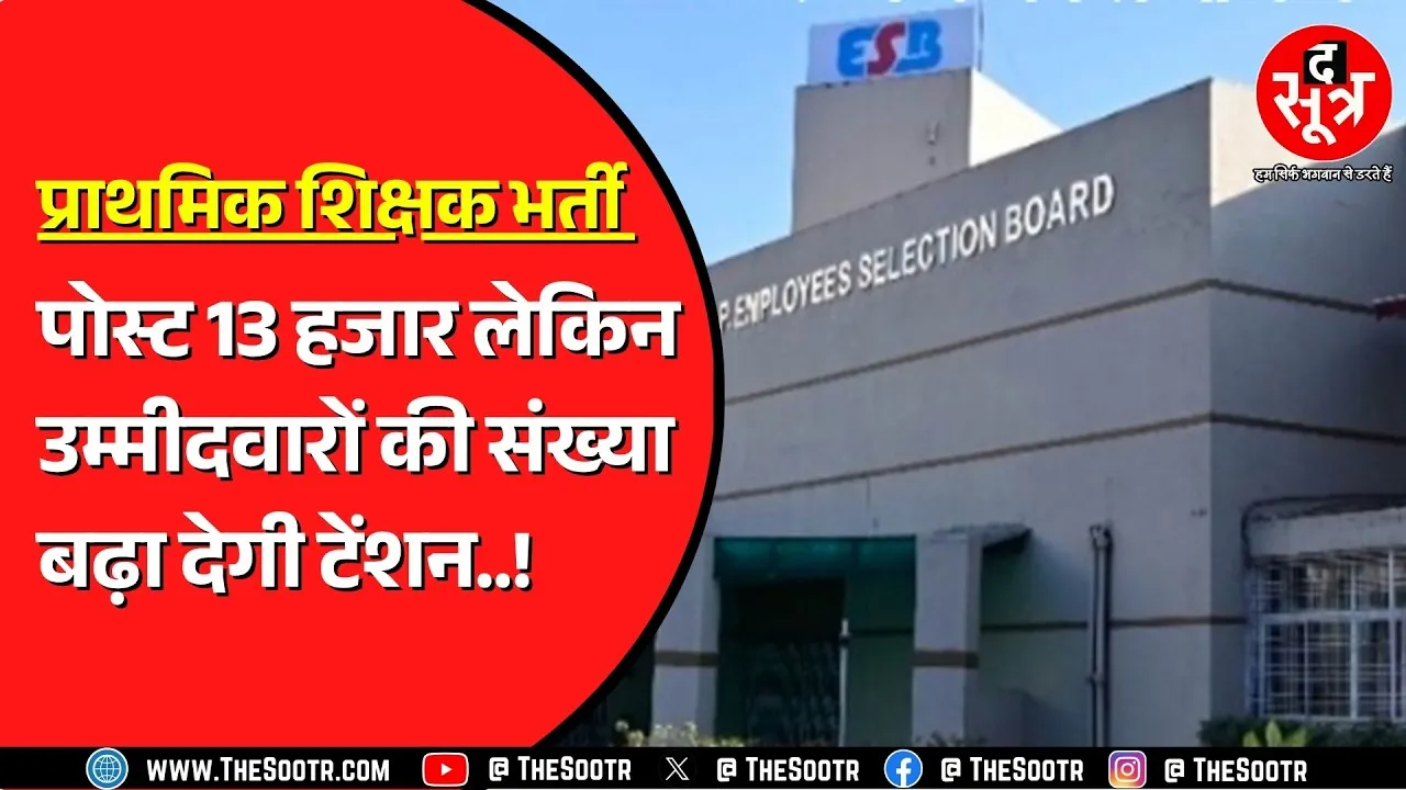 ESB Bhopal की प्राथमिक शिक्षक भर्ती परीक्षा 9 अक्टूबर से, दो शिफ्ट में होगा एग्जाम
