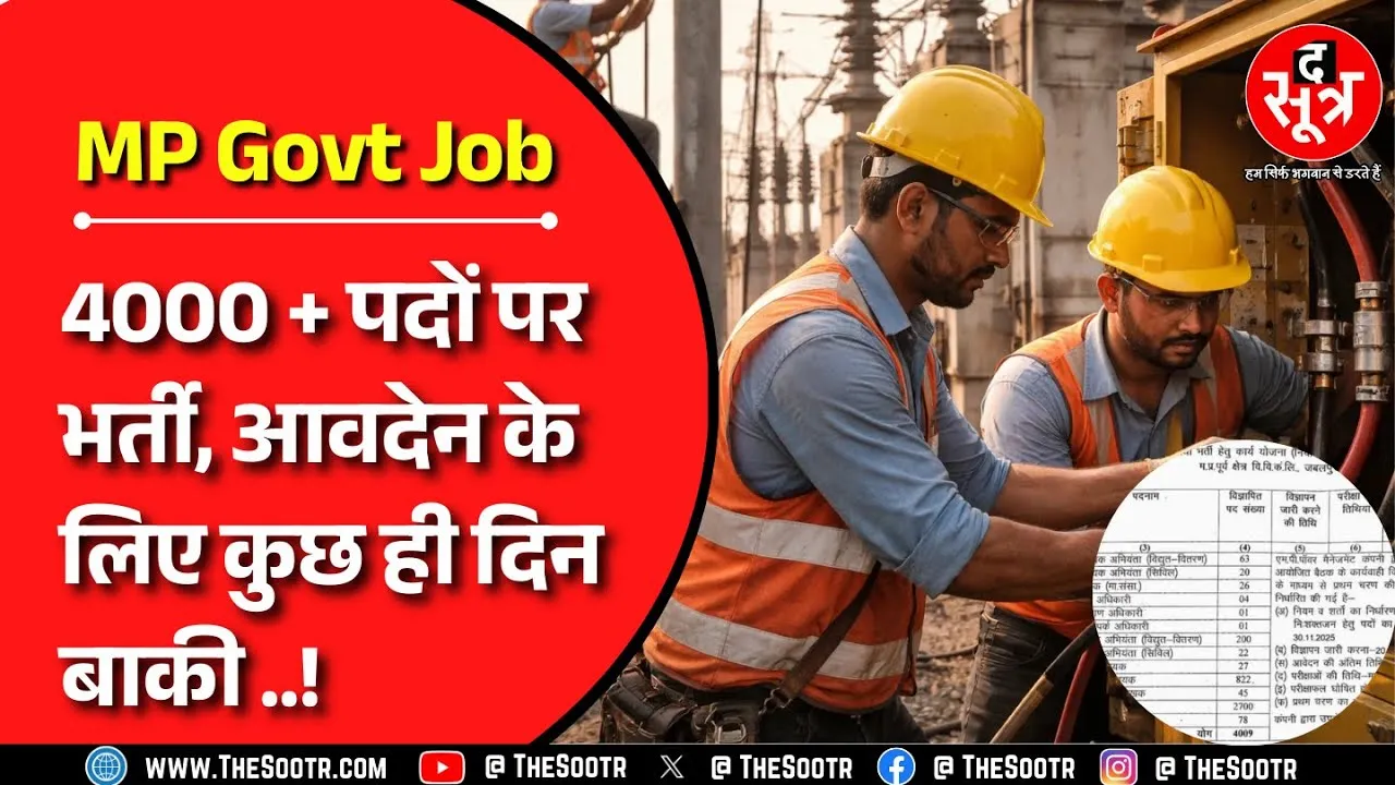 MPPKVVCL Vacancy | मध्यप्रदेश बिजली कंपनी में बंपर भर्ती, 20 जनवरी लास्ट डेट जल्दी करें Apply