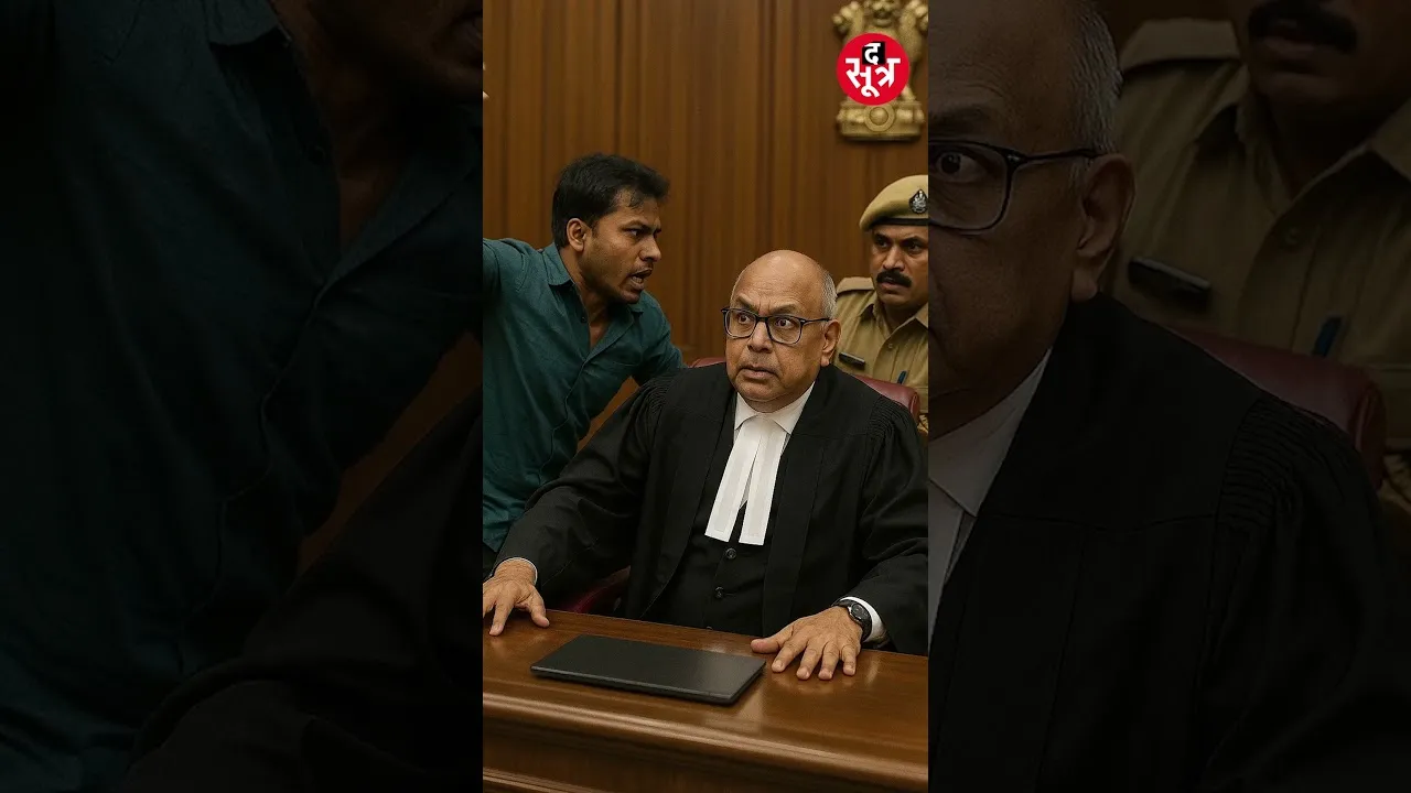 Supreme Court में वकील ने CJI की ओर फेंका जूता, फिर जो हुआ !