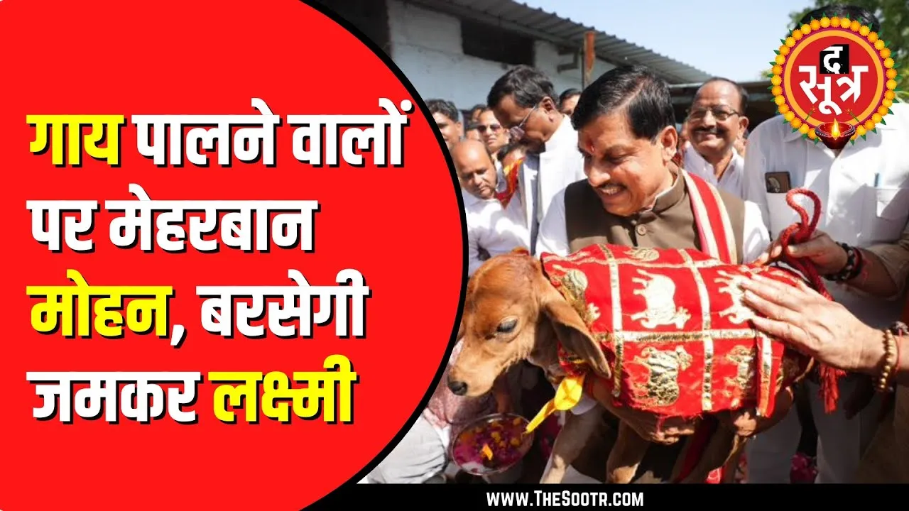 Madhya Pradesh में गोवंश पालने वालों को क्रेडिट कार्ड देगी मोहन सरकार | Jitu patwari ने उठाए सवाल