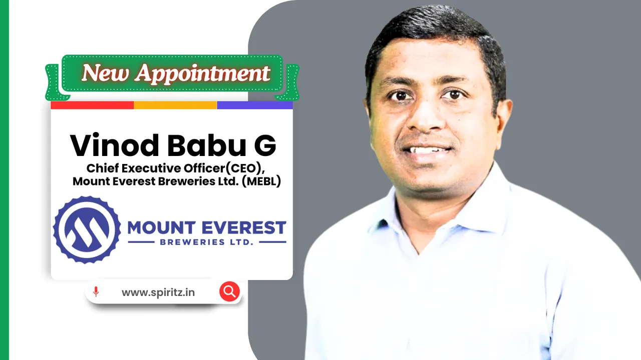 Vinod Babu G, CEO, Mount Everest Breweries