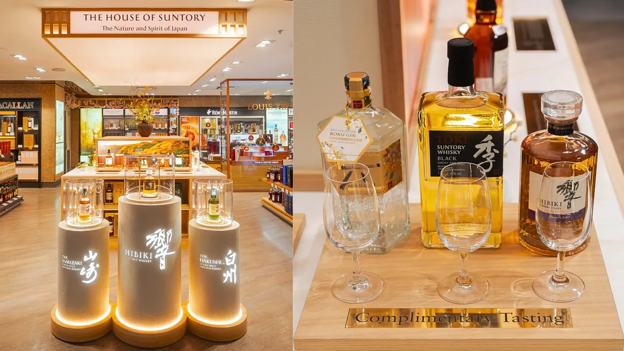 Suntory debuts travel retail showcase at Sydney Airport