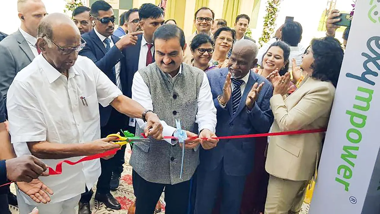 Gautam Adani with Sharad Pawar