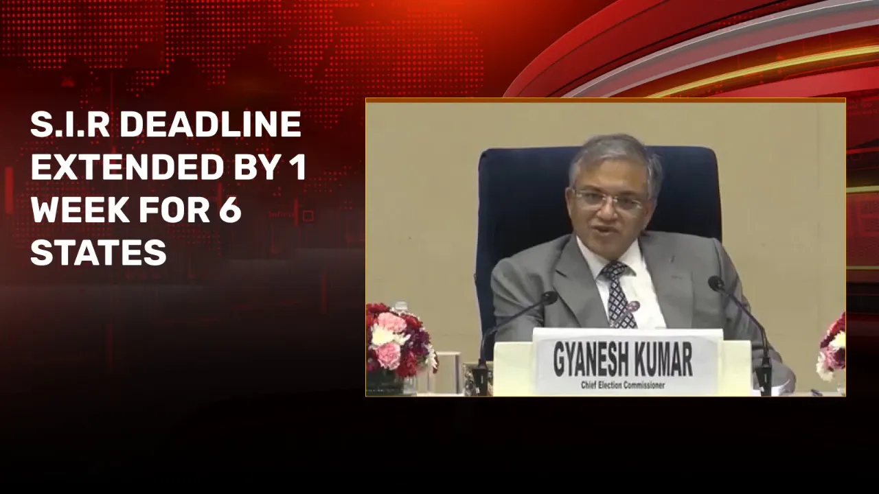 Election Commission extends SIR deadline