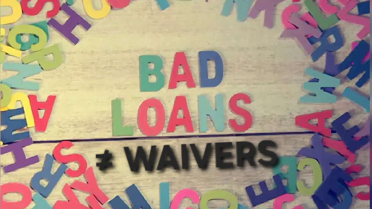 Write-off isn't waiver