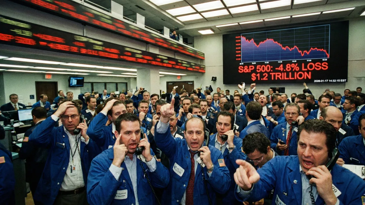 Stock Crash After Greenland Ultimatum