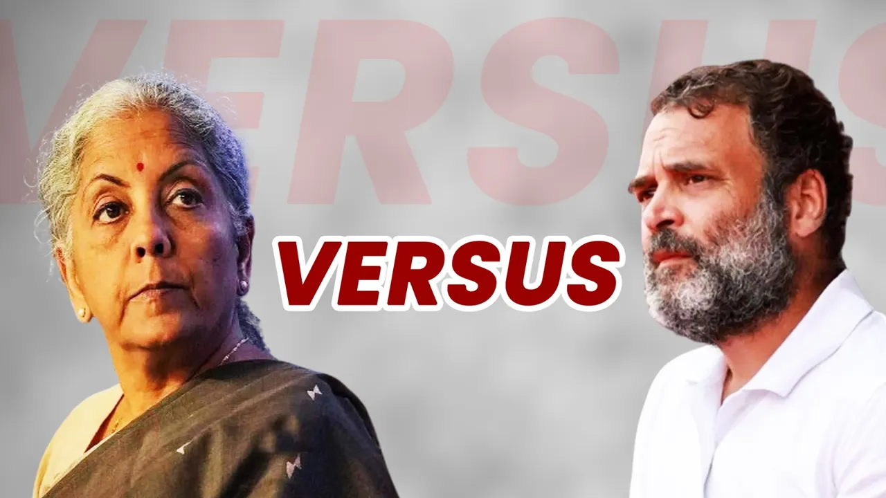 Nirmala Sitharaman takes on Rahul Gandhi