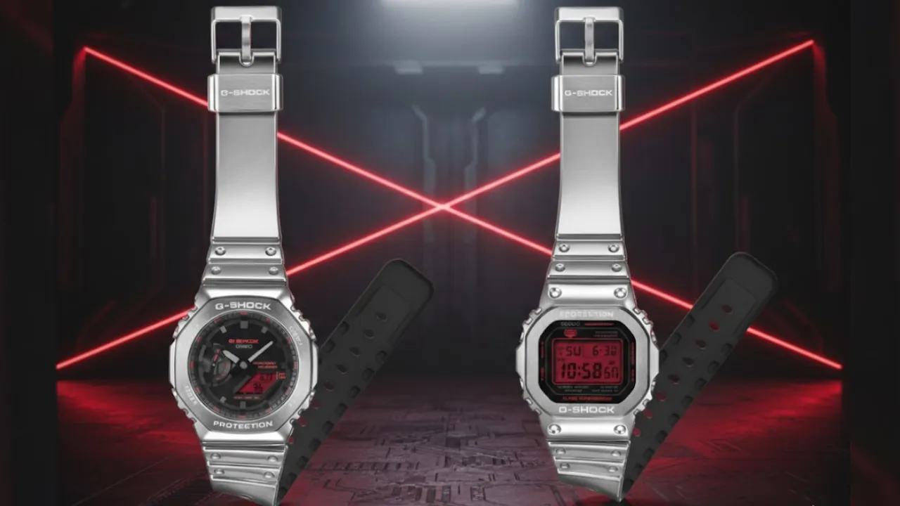 Casio G-Shock Fine Metallic red dial