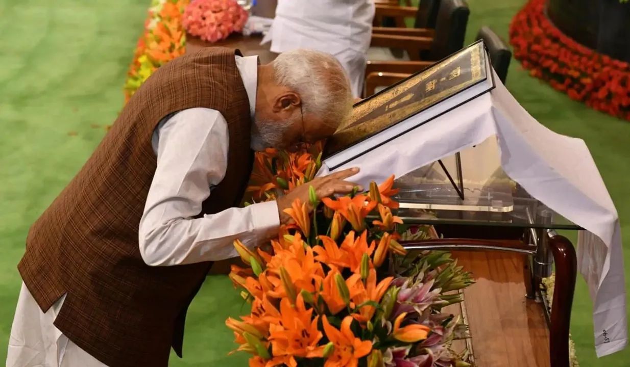  MODI CONSTITUTION DAY Photograph: (X) 