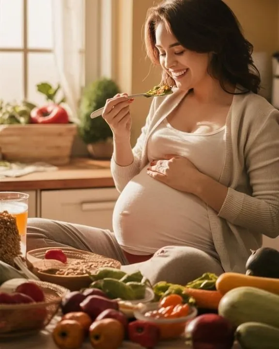  इस लेख में प्रेग्नेंसी के लिये आँवला, मूंगफली और हरी सब्जियाँ जैसे पोषक आहार, स्वास्थ्य संबंधी सावधानियाँ तथा सुरक्षित दैनिक योजना रूप में दी गई है। 