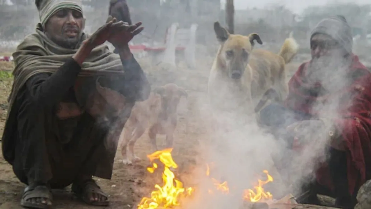  उत्तर भारत में कड़ाके की ठंड, कश्मीर में -4°C तापमान दर्ज। 