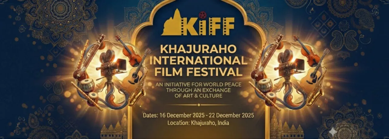  खजुराहो इंटरनेशनल फिल्म फेस्टिवल  16 से 22 दिसंबर तक शिल्पग्राम परिसर में 200 भारतीय-विदेशी फिल्मों का प्रदर्शन, अनुपम खेर सहित कई फिल्मी हस्तियां होंगीशामिल  Photograph: (google) 