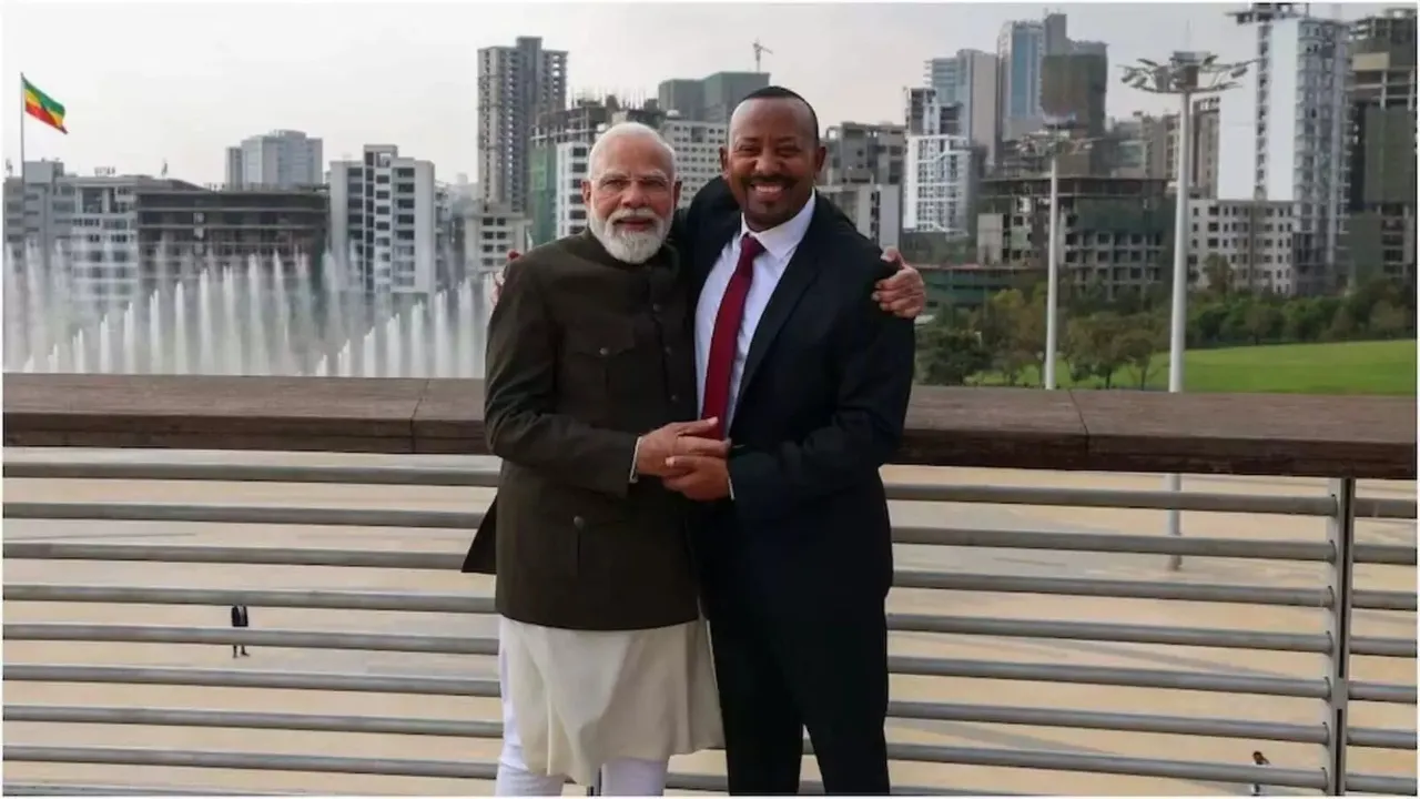  प्रधानमंत्री नरेंद्र मोदी को इथियोपिया का सर्वोच्च सम्मान ‘द ग्रेट ऑनर निशां ऑफ इथियोपिया’ दिया गया।  Photograph: (google) 