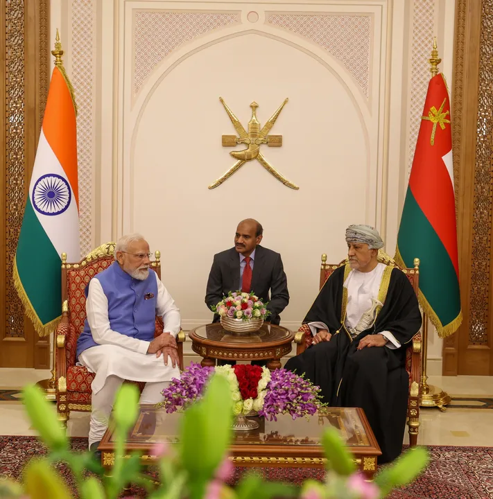  PM MODI IN OMAN Photograph: (X) 