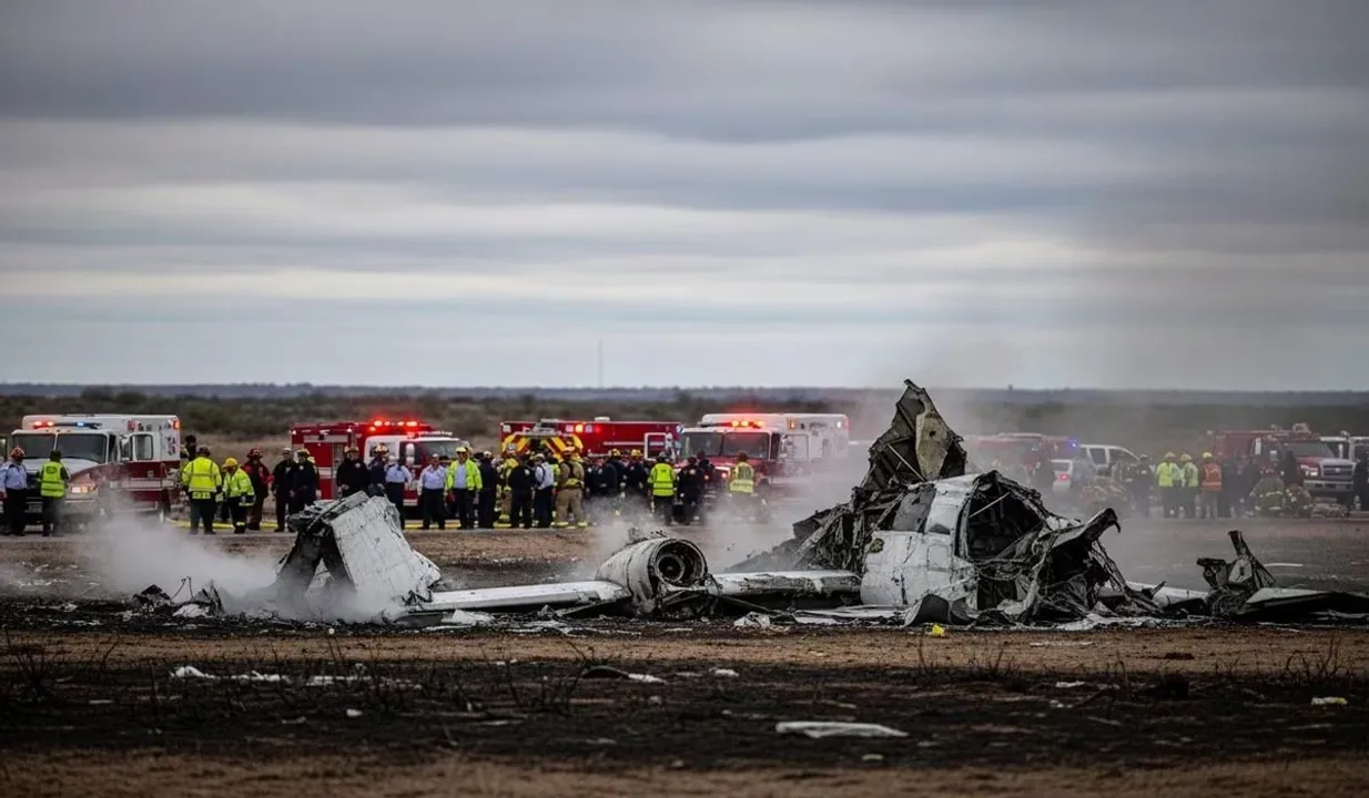  टेक्सास में मैक्सिकन नेवी का विमान हादसे का शिकार, पांच की मौत