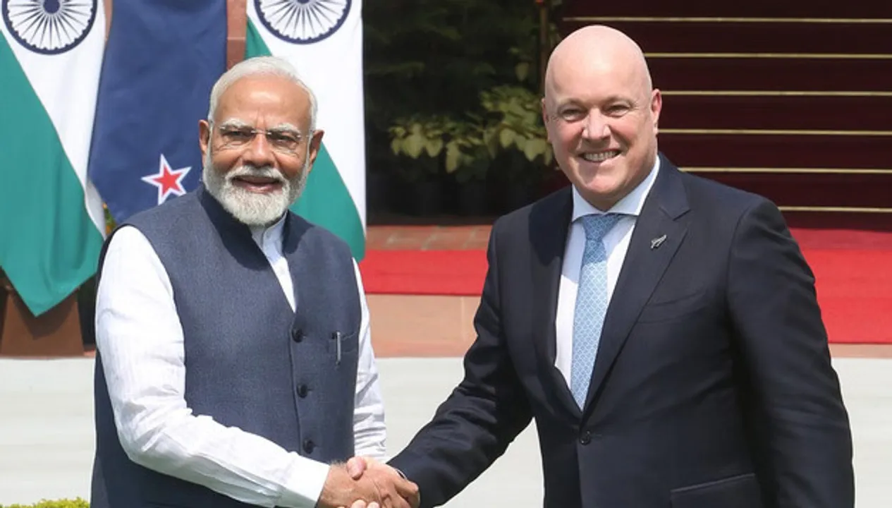  न्यूजीलैंड पीएम ने भारत के साथ एफटीए को बताया ऐतिहासिक, व्यापार और निवेश को मिलेगी नई रफ्तार 