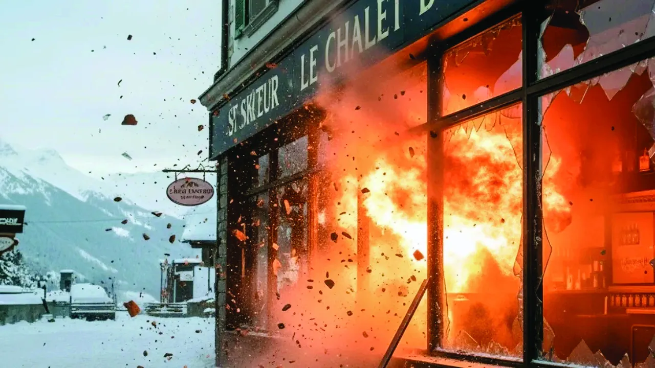  स्विट्जरलैंड में नया साल मातम में बदला: क्रान्स-मोंटाना स्की रिजॉर्ट के बार में जोरदार धमाका 