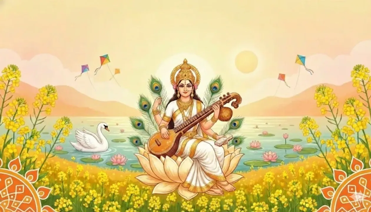  गजकेसरी योग में बसंत पंचमी, जानिए सरस्वती पूजा का शुभ समय और फलदायी उपाय