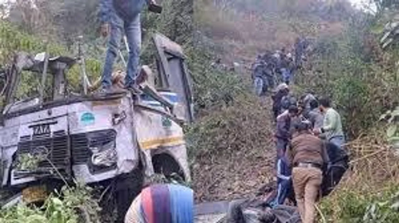  भीमताल बस हादसा: 27 यात्रियों से भरी बस खाई में गिरी, राहत और बचाव कार्य जारी 