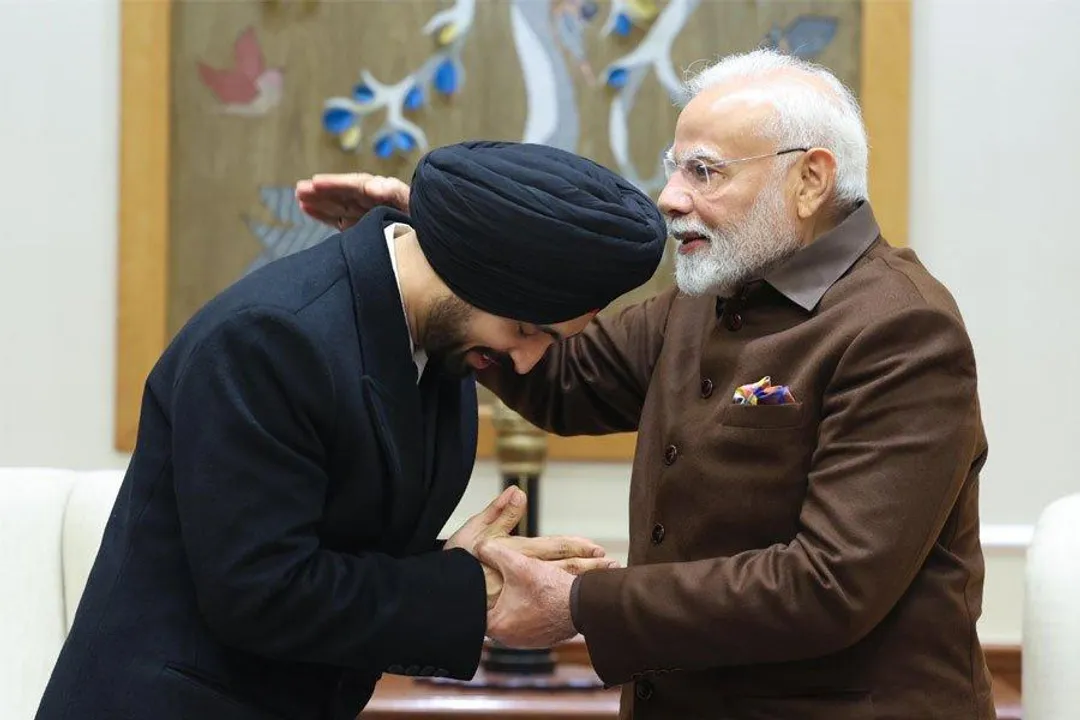  दिलजीत दोसांझ और प्रधानमंत्री नरेंद्र मोदी की मुलाकात, दिलजीत के गाने पर मोदी ने बजाई टेबल" 