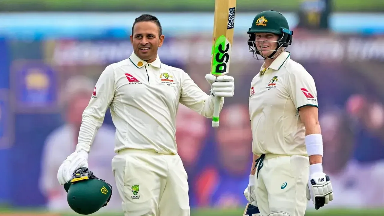  ऑस्ट्रेलिया ने श्रीलंका के खिलाफ पहले टेस्ट में शानदार बल्लेबाजी की, स्मिथ ने 141 रन की पारी खेली, ख्वाजा ने दोहरा शतक जड़ा 