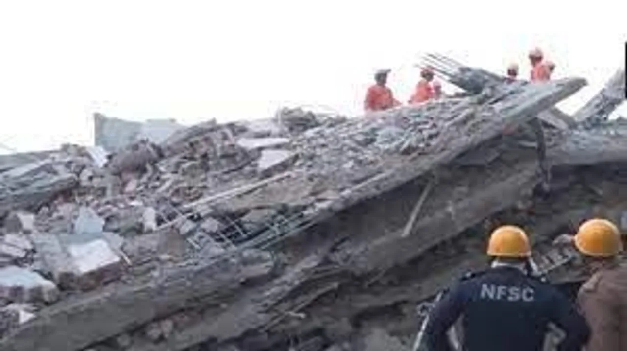  "Four People Rescued After Two Days Under Rubble in Buraid, Delhi Building Collapse" 