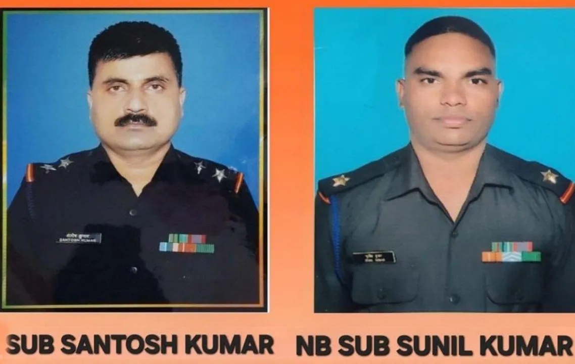  लद्दाख में जान गंवाने वाले दो जेसीओ को सेना ने दी श्रद्धांजलि, हादसा जांच के तहत 