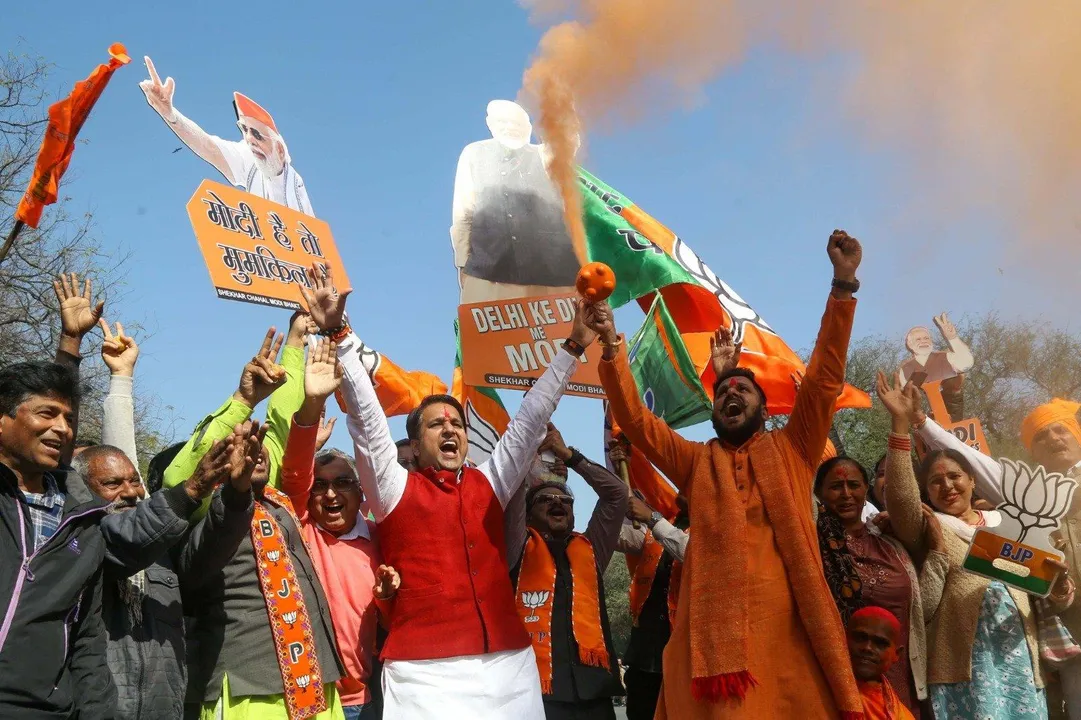  दिल्ली चुनाव 2025: भाजपा की ऐतिहासिक जीत, केजरीवाल-सिसोदिया हारे, 6 गुना ज्यादा सीटें 