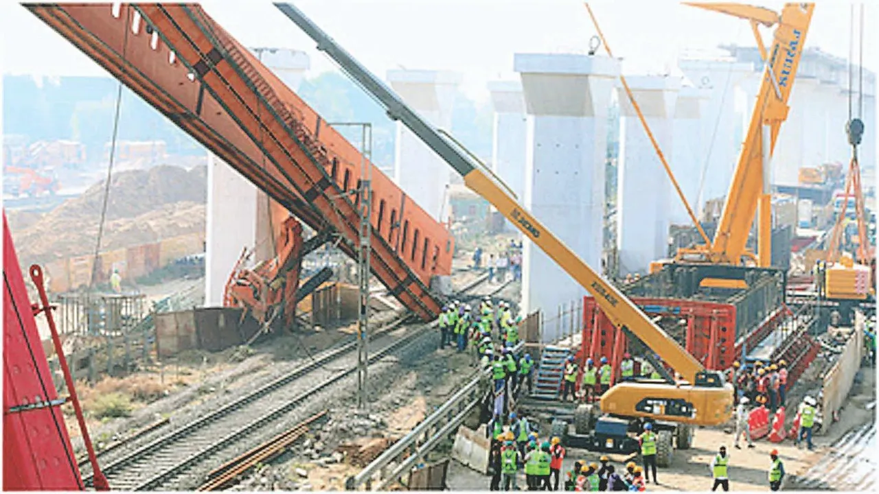  बुलेट ट्रेन परियोजना में बड़ा हादसा, 24 घंटे बाद बहाल हुई ट्रेनों की आवाजाही