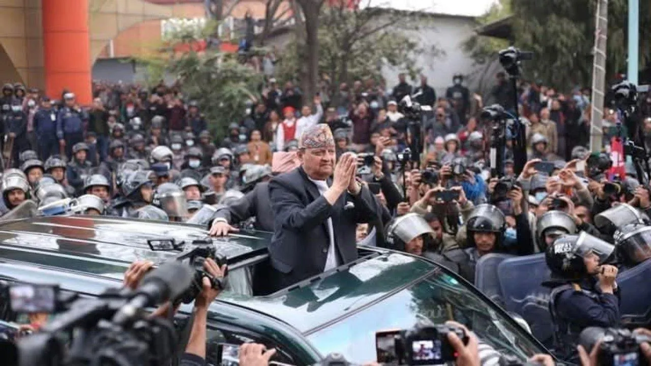  **nepal-rajshahi-mang-protest-kathmandu** 