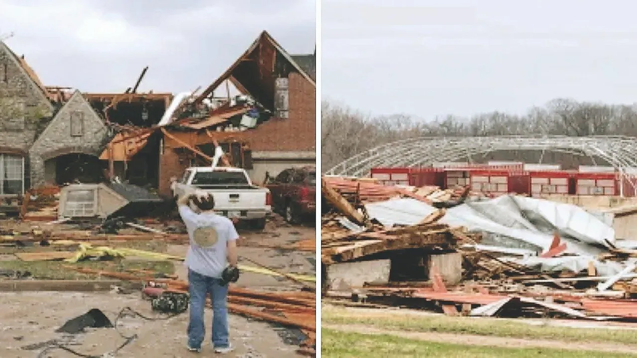  अमेरिका में तूफान की तबाही: मध्य-पश्चिम और दक्षिण में बर्बादी, बाढ़ का खतरा