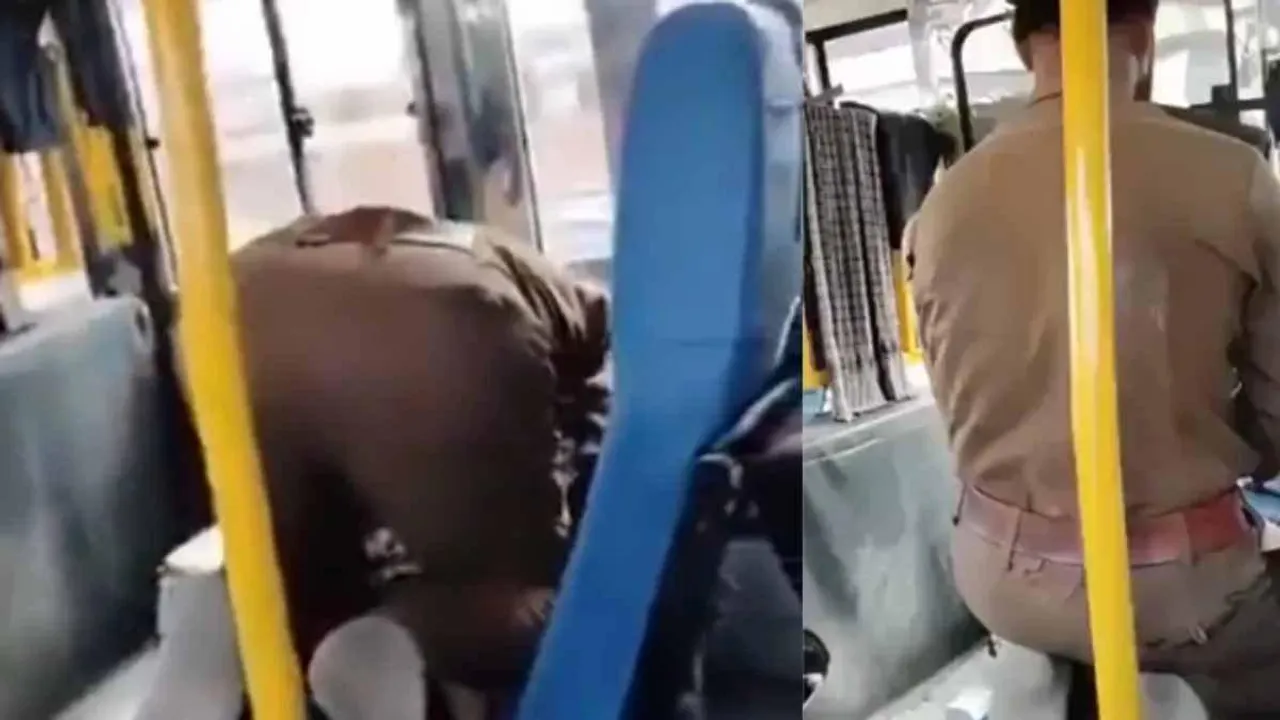  चलती ड्यूटी में नमाज: कर्नाटक में बस रोककर सीट पर इबादत करने वाले ड्राइवर पर जांच शुरू