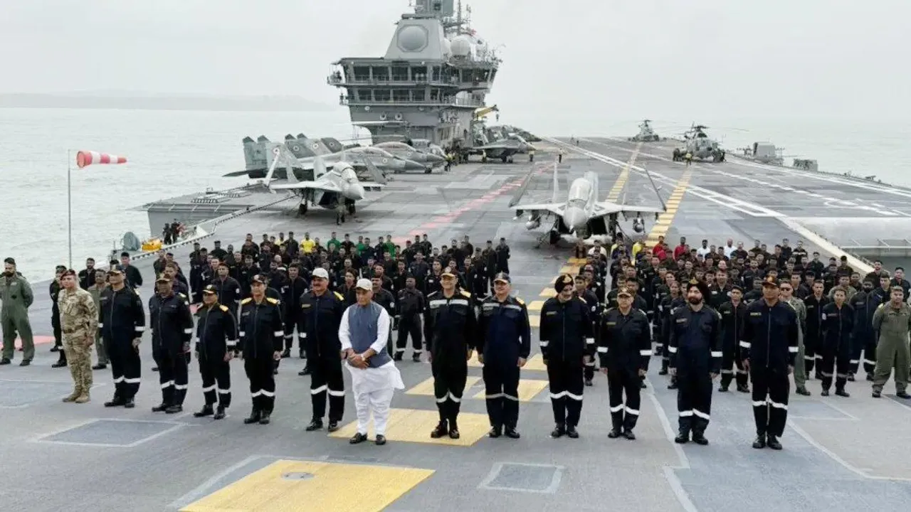  सीज़फायर से पहले ही INS विक्रांत से पाकिस्तान को जवाब देने की थी पूरी तैयारी: रक्षा मंत्री राजनाथ सिंह