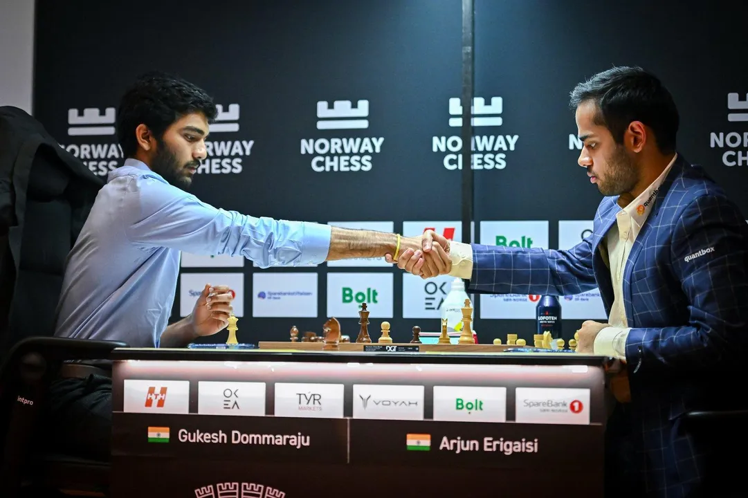  d-gukesh-norway-chess-second-spot-win-over-erigaisi 