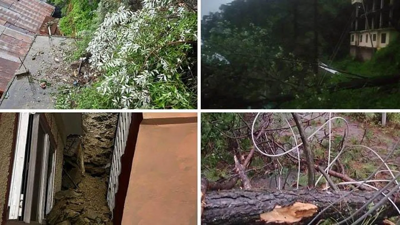  हिमाचल में भारी बारिश का कहर: शिमला में पांच मंजिला मकान गिरा, रामपुर में फटा बादल