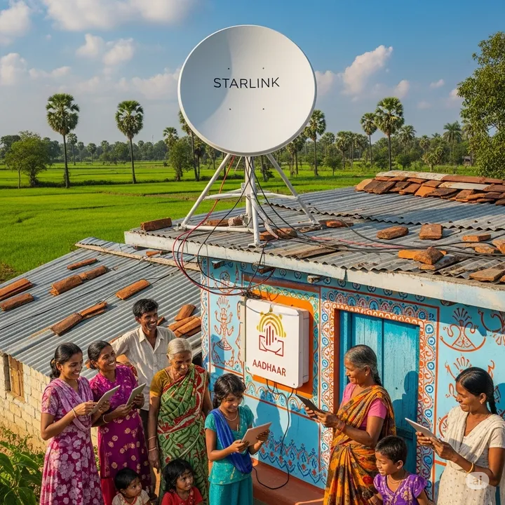 starlink-uidai-partnership-india-satellite-internet 
