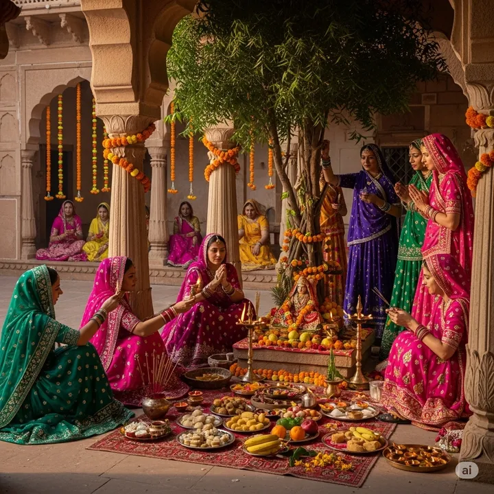  kajari-teej-2025-neemdi-poojan 