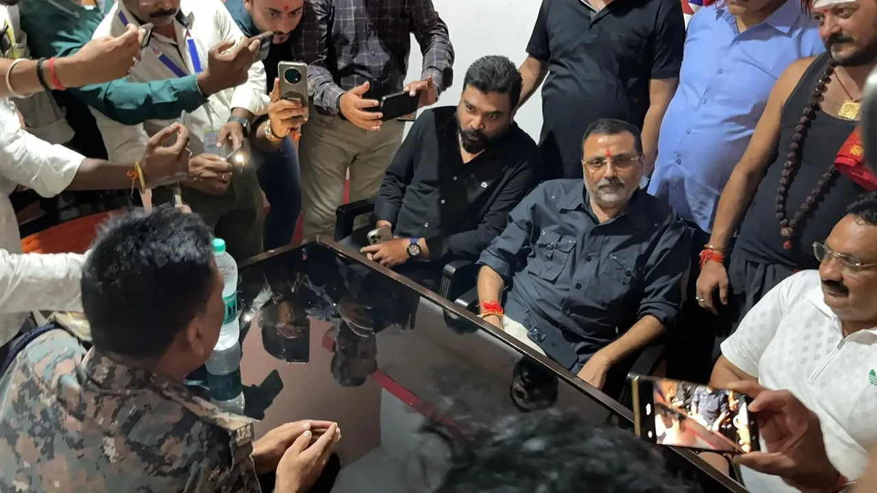  mp-nishikant-dubey-arrest-denial-baidyanath-temple-case 