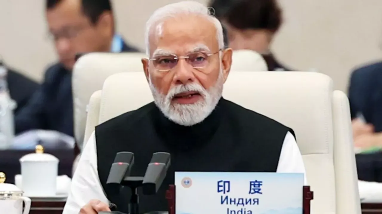  modi sco summit china  
