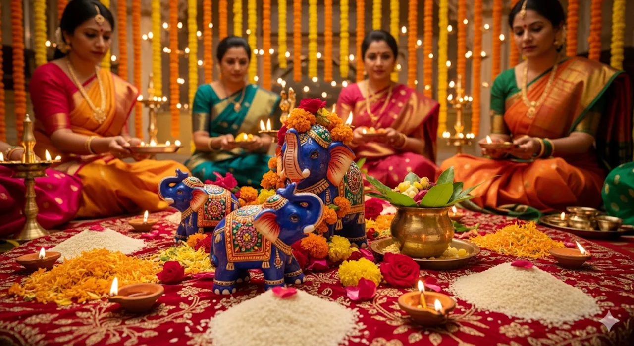  mahalakshmi-vrat-2025-date-vidhi-mantra-muhurat 