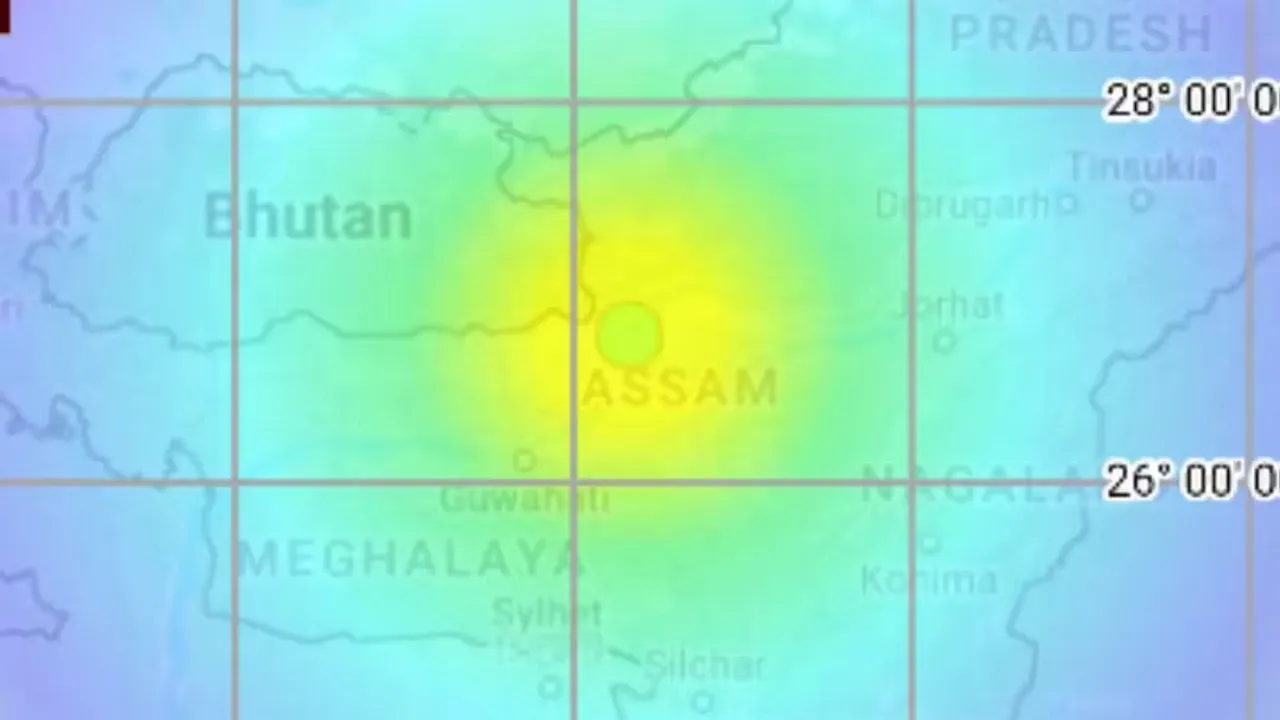  earthquake-assam-5-8-udalguri-west-bengal-bhutan 