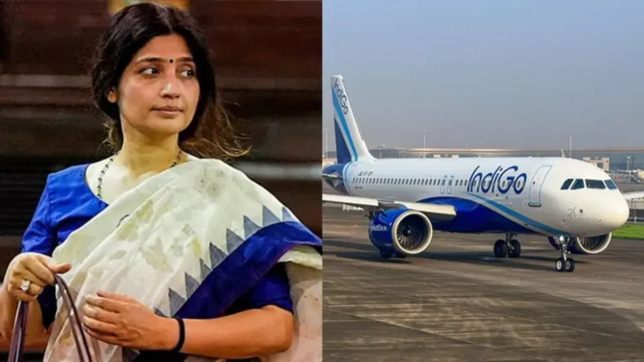  lucknow-airport-indigo-flight-stopped-takeoff-dimple-yadav 