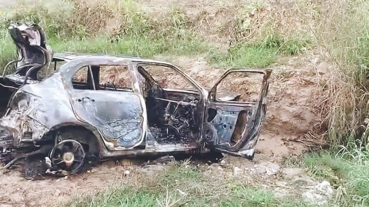  बठिंडा में चलती कार में भीषण आग, चालक जिंदा जलकर हुआ मृत